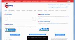 Desktop Screenshot of medhelpclinics.com